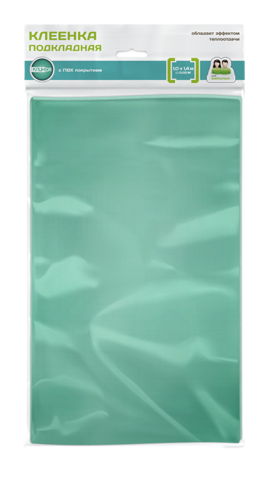 Клеенка Клинса подкладная с ПВХ покрытием 1x1,4 м