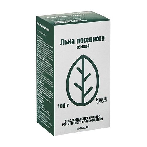 Льна семена, пачка 100г