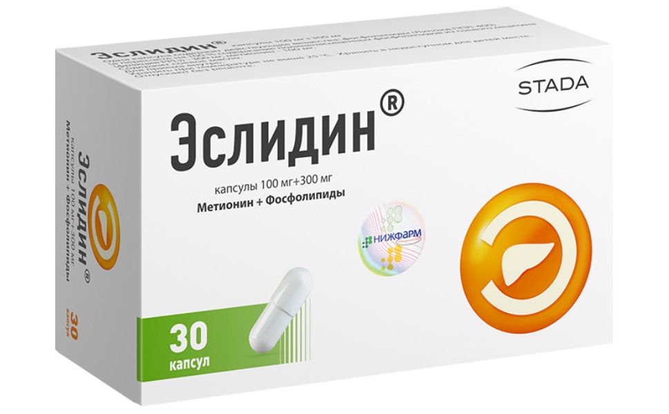 Эслидин, капсулы 100мг+300мг, 30 шт