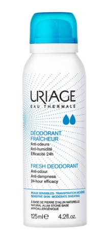 Uriage (Урьяж) дезодорант аэрозоль освежающий с квасцовым камнем 125мл