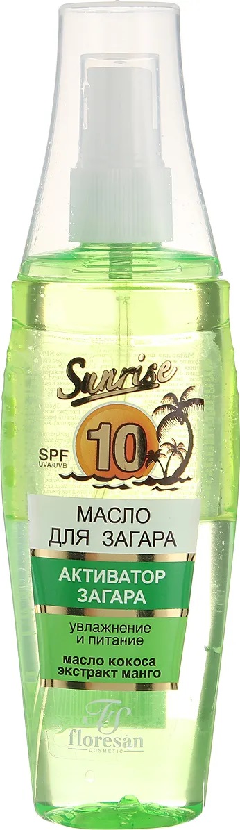Флоресан (Floresan) масло для быстрого загара Фруктовая экзотика, 135мл