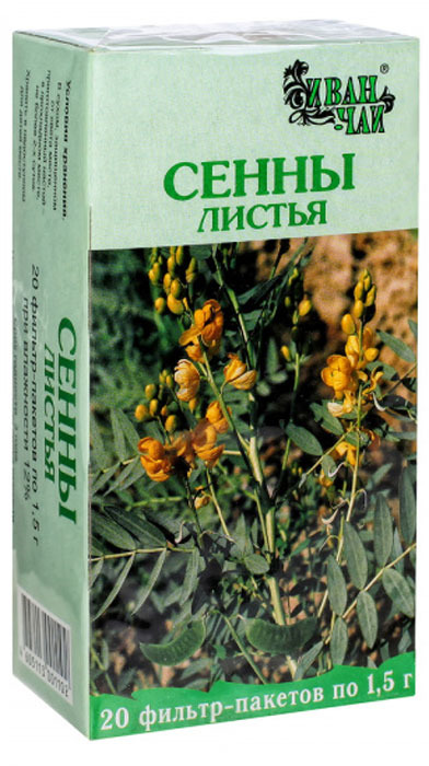 Сенны листья, фильтр-пакеты 1,5г, 20 шт