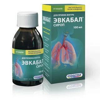 Эвкабал сироп, флакон 100мл