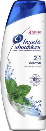 Head & Shoulders (Хэд энд Шолдэрс) шампунь против перхоти 2в1 Ментол, 400 мл