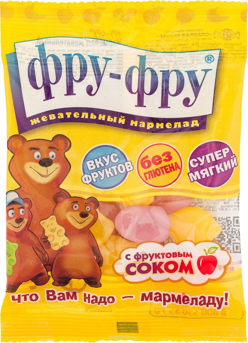 Мармелад Фру-Фру Медвежата, 100г