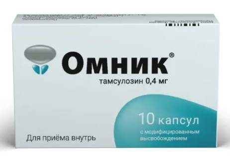 Омник, капсулы с модифицированным высвобождением 0,4мг, 10 шт