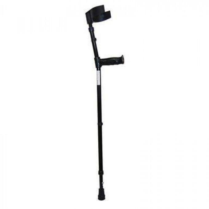 Костыль-канадка локтевой с регулируемыми секциями, подвижной манжетой и с устройством против скольжения  артикул 25у