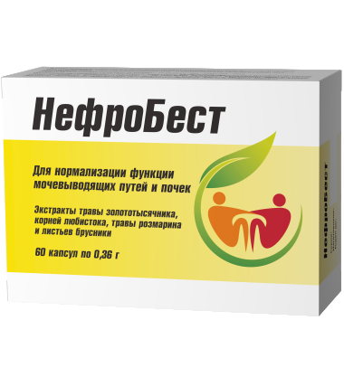 Нефробест, капсулы 360мг 60шт БАД