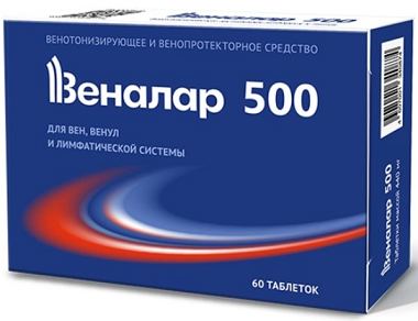 Веналар 500, таблетки, 60 шт БАД