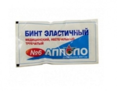 Бинт трубчатый эластичный, размер 6