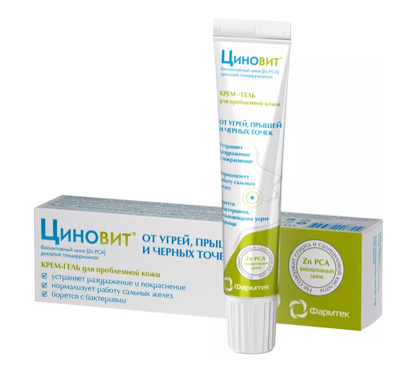 Циновит крем-гель для проблемной кожи 35мл