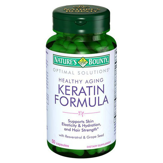 Nature's Bounty (Нэйчес Баунти) Кератин формула, капсулы 50 шт БАД