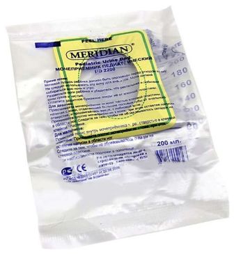 Мочеприемник Меридиан педиатрический 200мл, 1 шт