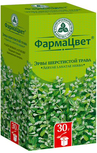 Эрва шерстистая (Пол-Пола) трава, пачка 30г