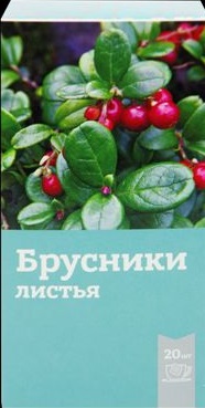 Брусники листья, фильтр-пакеты 1,5г, 20 шт БАД