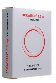 Эскапел, таблетки 1,5мг, 1 шт