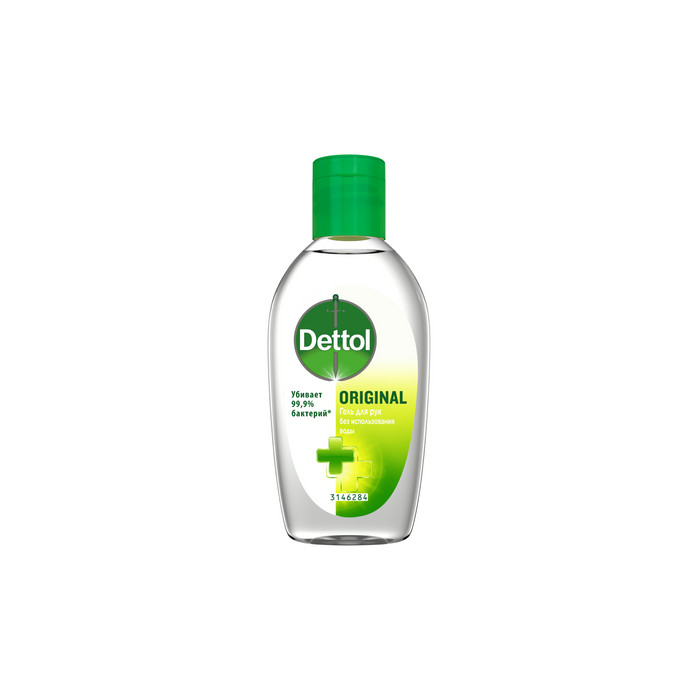 Dettol (Деттол) гель для рук антибактериальный, 50мл