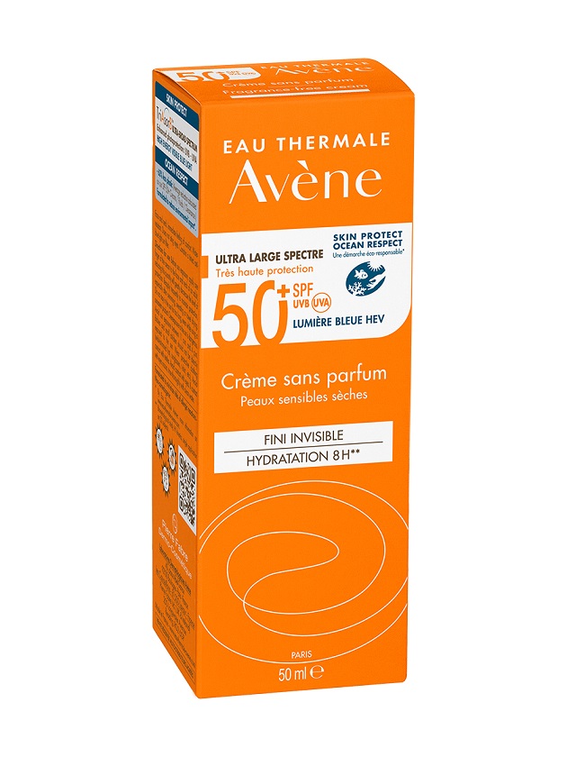 Авен (Avenе Suncare) крем для лица и тела солнцезащитный без отдушки 50 мл SPF50+