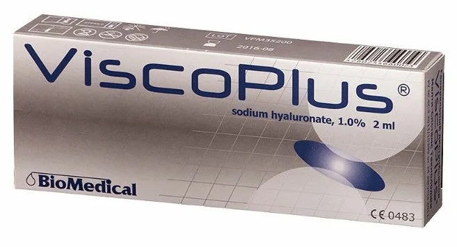 Вископлюс, протез синовиальной жидкости 1%, шприц 2мл, 1 шт