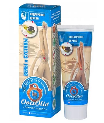 Ovisolio (Овечье масло), гель для ног охлаждающий, 70г