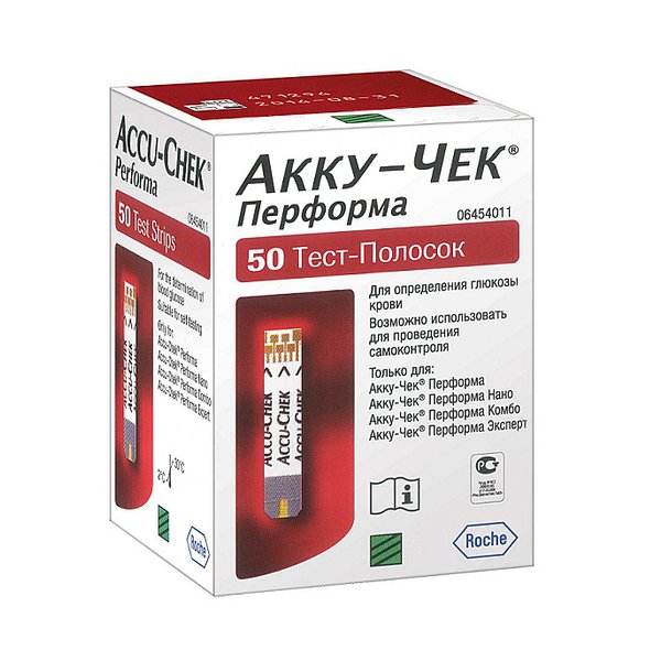 Тест-полоски Accu-Chek Performa (Акку-Чек), 50 шт