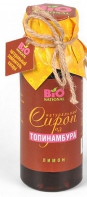 Bio National Сироп из Топинамбура натуральный Лимон, флакон 250мл