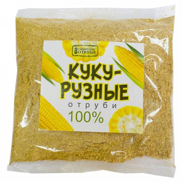 Отруби Сибирские кукурузные натуральные, 180г