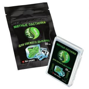 Ф-Лайк, пастилки мятные для свежего дыхания, 30 шт