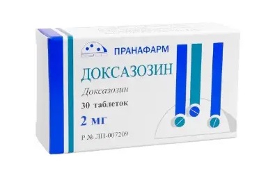 Доксазозин, таблетки 2мг, 30 шт