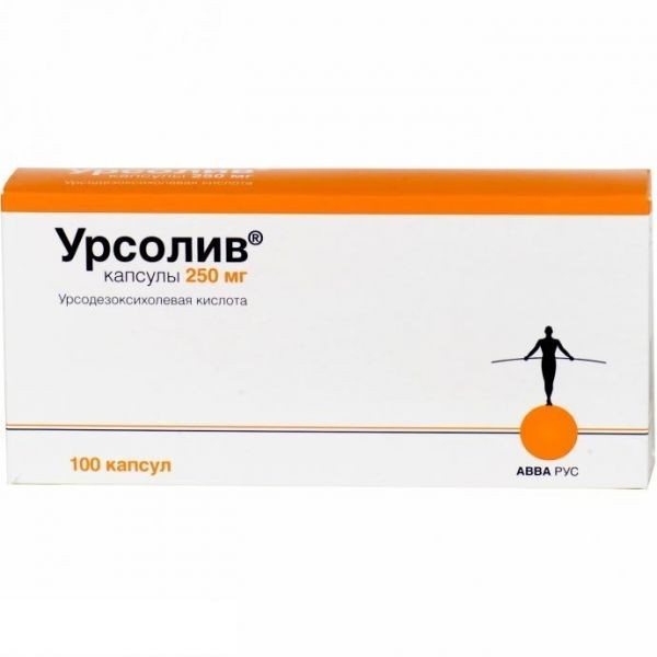 Урсолив, капсулы 250мг, 100 шт