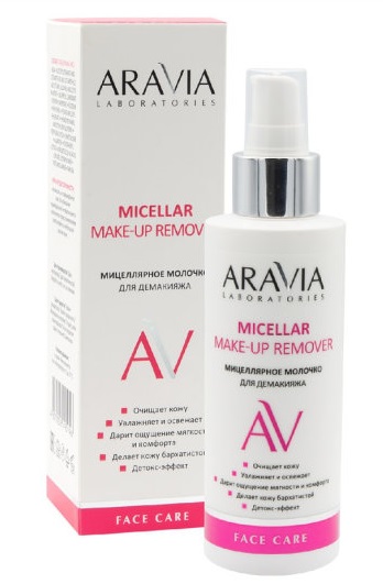 Aravia (Аравиа) молочко мицелярное очищающее для демакияжа, 150мл