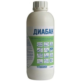Диабак дезинфицирующее средство, 1л
