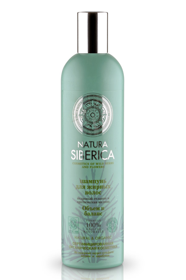 Натура сиберика шампунь Объем и баланс для жирных волос 400 мл