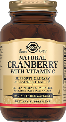 Solgar (Солгар) Натуральная клюква с витамином С, капсулы 60 шт БАД
