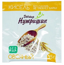 Кисель Доктор Нутришин овсяный, пакет 25г БАД
