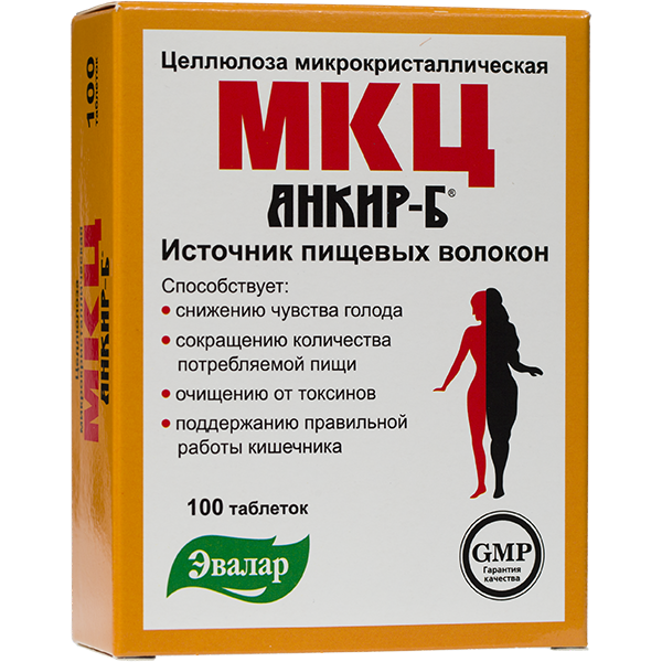 МКЦ Анкир-Б-Эвалар, таблетки 500мг, 100 шт БАД