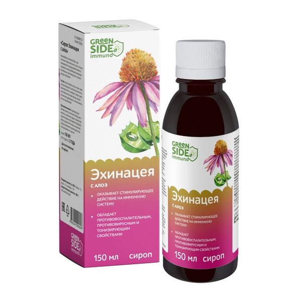Dr Vistong (Др Вистонг) Сироп эхинацеи с Алоэ, флакон 150мл БАД