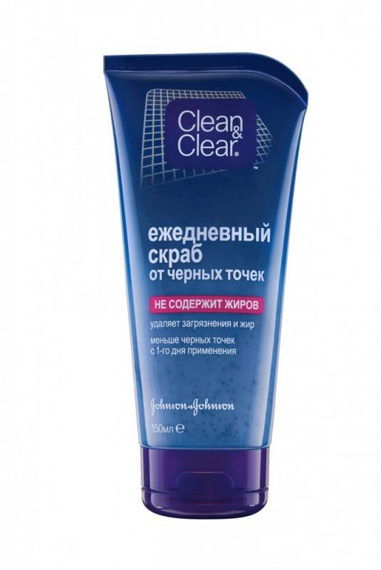 Johnsons Clean&Clear (Джонсон) скраб ежедневный от черных точек 150мл