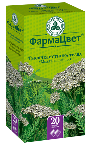 Тысячелистника трава, фильтр-пакеты 1,5г, 20 шт