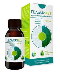 Гельмикет, антипаразитарный комплекс, флакон 100мл БАД