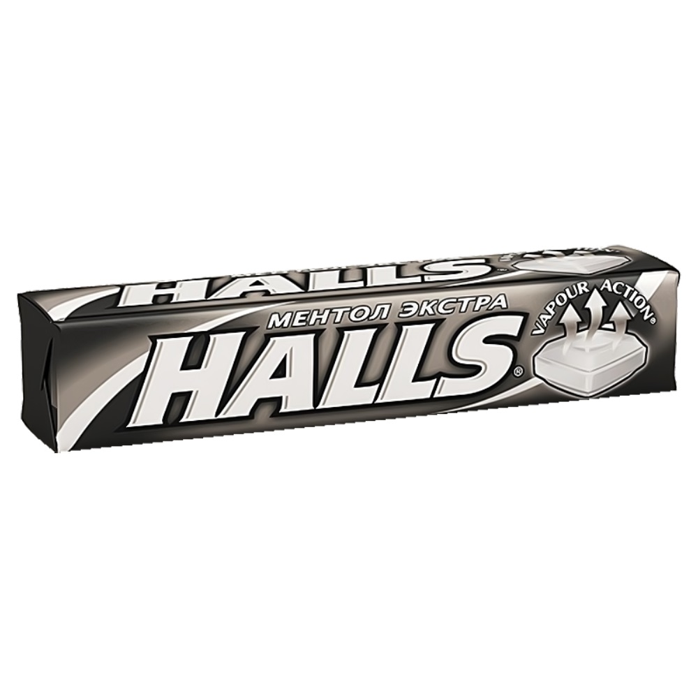 Halls (Холлс) леденцы ментол экстра 25г, 9 шт