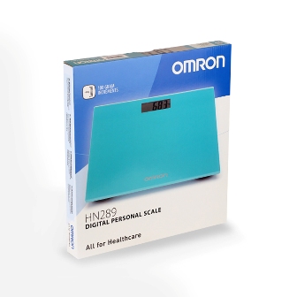 Omron (Омрон) Весы электронные цифровые HN-289 бирюзовые