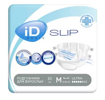 Айди (iD) подгузники для взрослых Ультра медиум, 30 шт