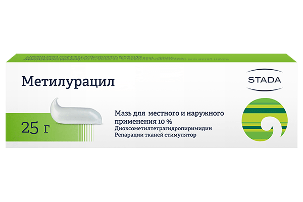 Метилурацил, мазь для наружного применения 10%, 25г