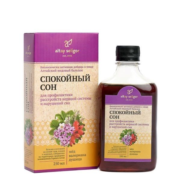 Бальзам медовый Алтайский Спокойный сон, 250 мл БАД