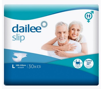 Dailee Super (Дайли Супер) подгузники для взрослых, размер L, 30 шт