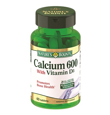 Nature's Bounty (Нэйчес Баунти) Кальций 600мг с витамином Д3, таблетки 60 шт БАД