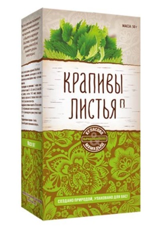 Крапивы листья, пачка 50г БАД