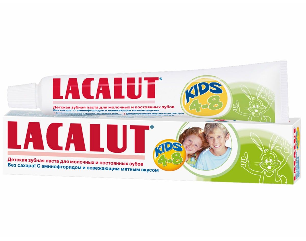 Lacalut (Лакалют) зубная паста для детей Кидс 4-8лет 50мл