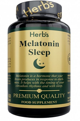 Herbs (Хербс) Мелатонин 1мг, капсулы 480мг, 60 шт БАД